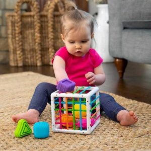 Sorting toy with shape blocks for baby
