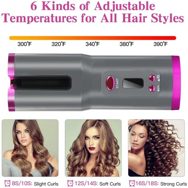 Women's Automatic/Rechargeable Curling Iron
