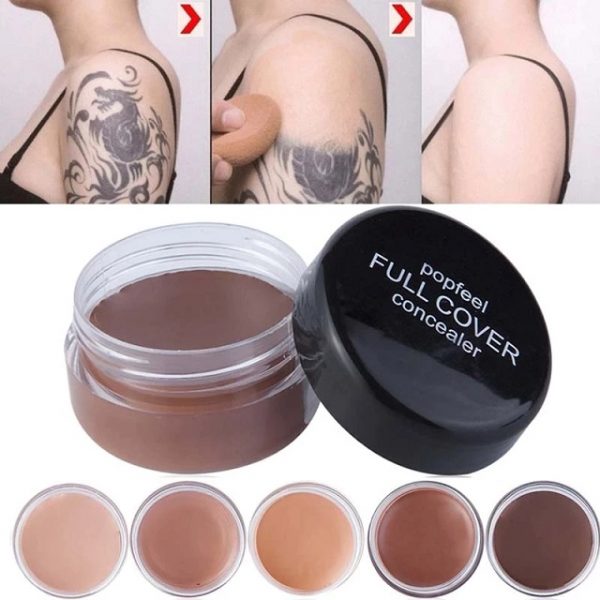 Waterproof tattoo cover up cream