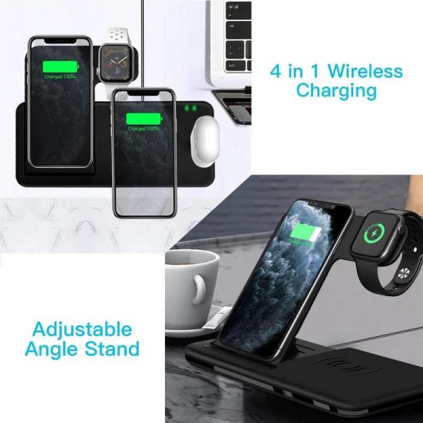 4 in 1 Wireless Intelligent Quick Charger