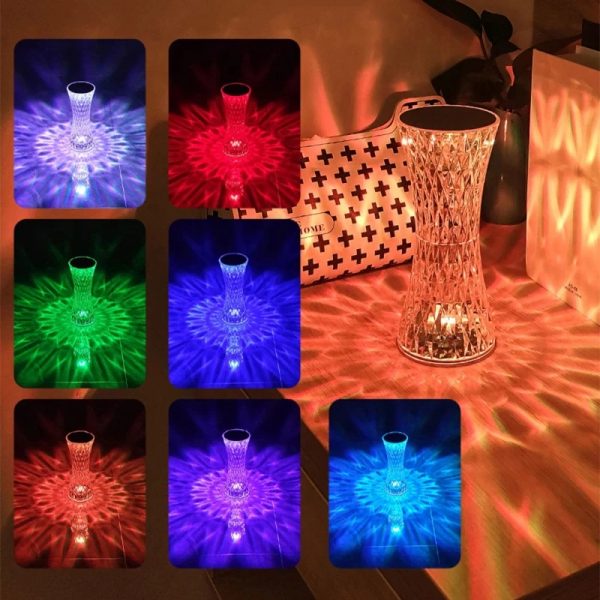 Diamond Table Lamp USB Rechargeable