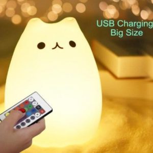 Veilleuse LED En Forme De Chat Pour Bébé