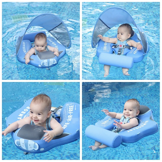 mambobaby floats with canopy and tail-5