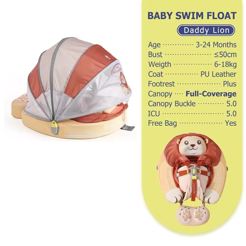 mambobabyfloat babyfloat babyspa chestfloat babyswim canopy, baby, tail