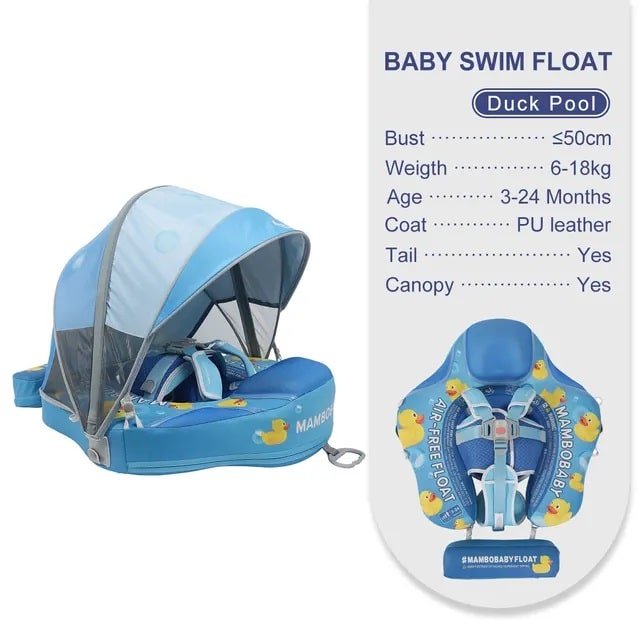 mambobabyfloat babyfloat babyspa chestfloat babyswim canopy, baby, tail