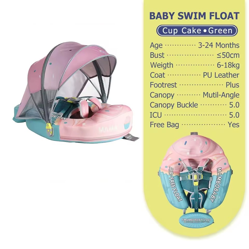 mambobabyfloat babyfloat babyspa chestfloat babyswim canopy, baby, tail