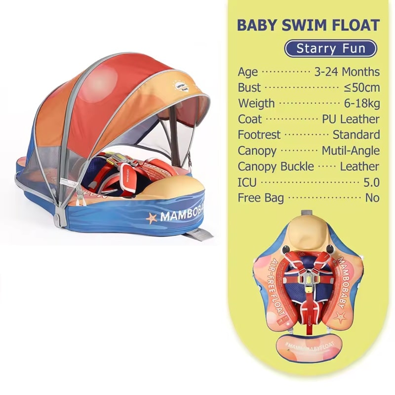 mambobabyfloat babyfloat babyspa chestfloat babyswim canopy, baby, tail